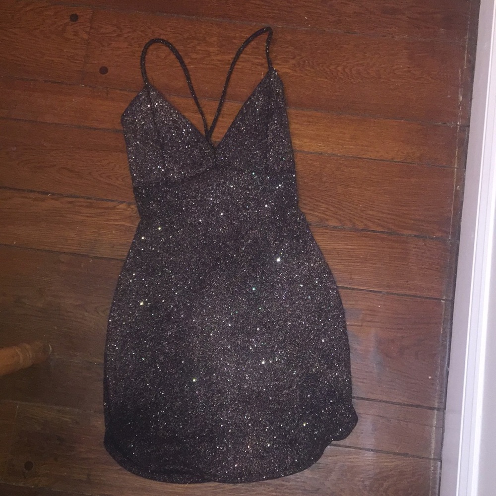 Sparkly body con dress size M
